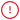 ícone de alerta vermelho
